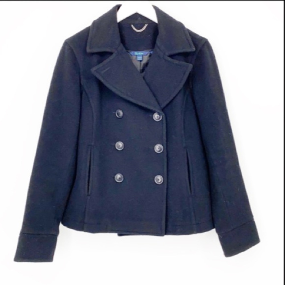 Boden Wool Blend Double Breasted Mid-length Coat